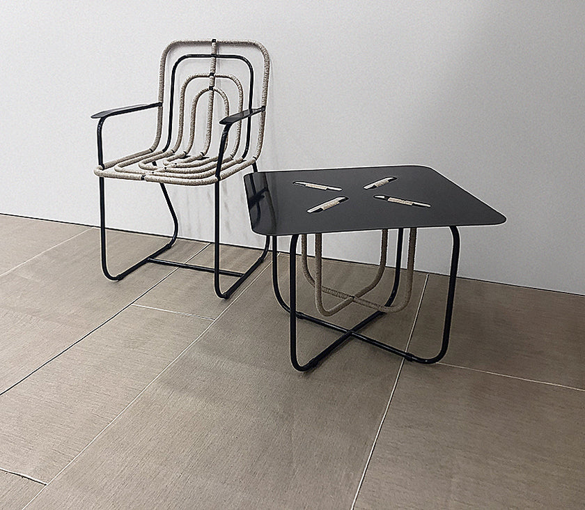 TABLE BASSE CROSS FLAX