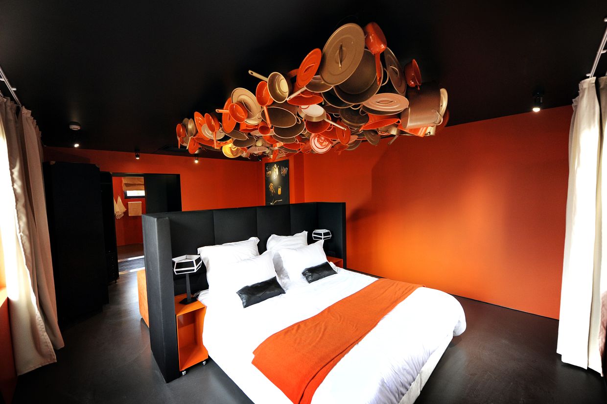 Intérieur Icook chambre orange