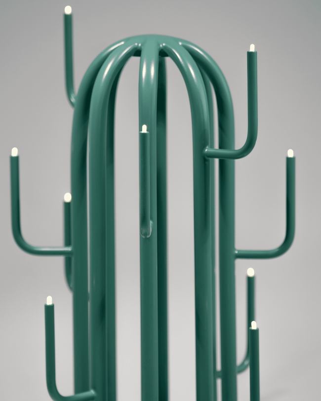 photo produit lampe cactus verte