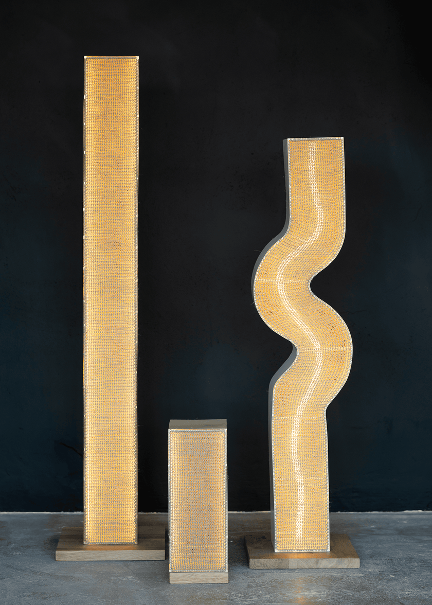 photo du produit lampe totem et lampe dandin