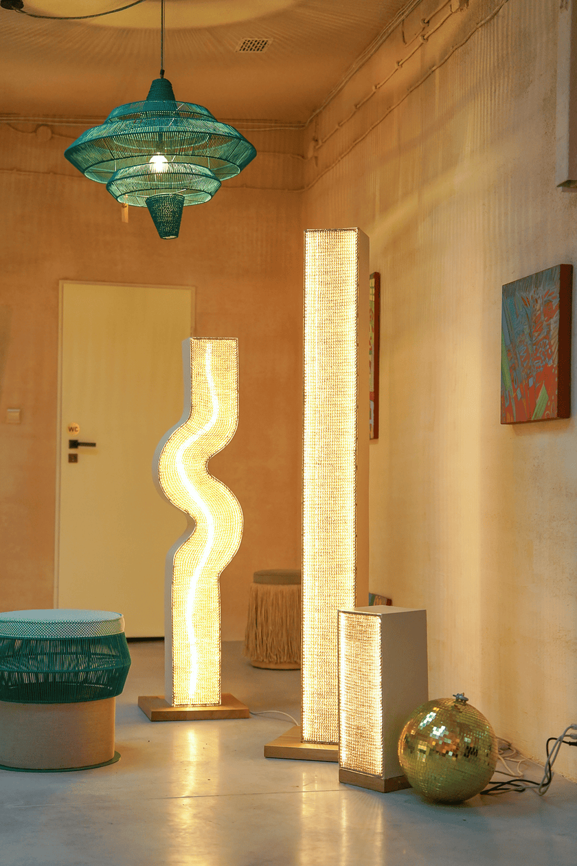 Photo des différents lampadaires