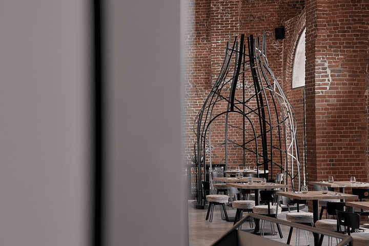 photo de l'intérieur Rizom montrant l'ambiance du restaurant